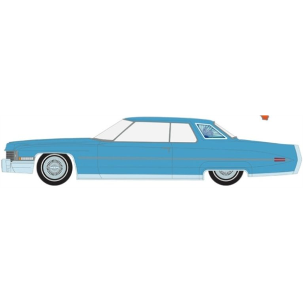 Cadillac Coupe Deville 1972 Custom Light Blue