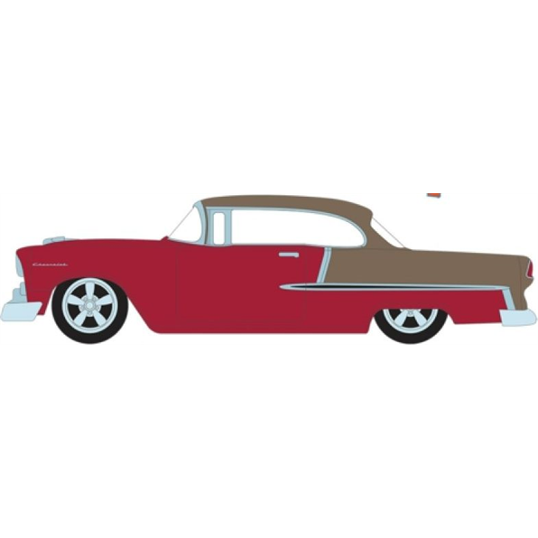 Chevrolet Bel Air Ruby Red and Matte Bronze 1955