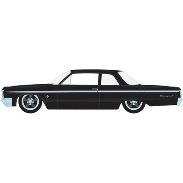 Chevrolet Biscayne 1964 Black w/Red Interior