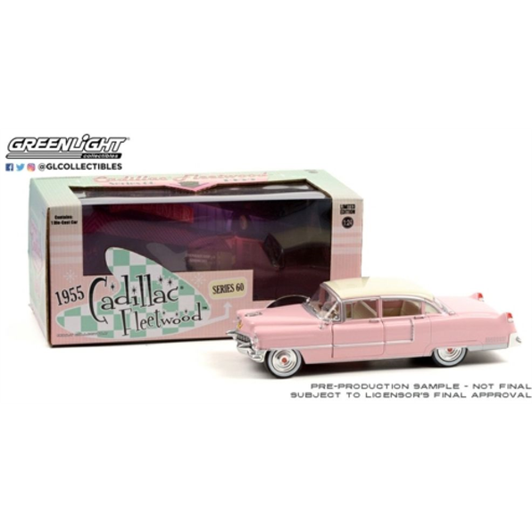 Cadillac Fleetwood Series 1960 Pink with White Roof 1955