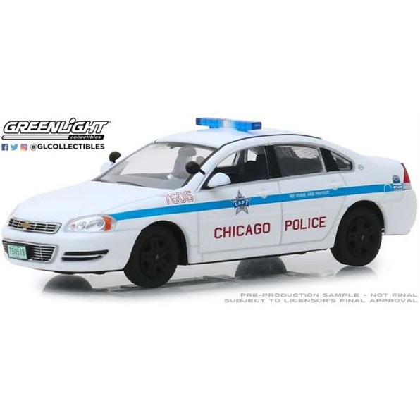 Chevy Impala Chicago Police white/blue 201 0