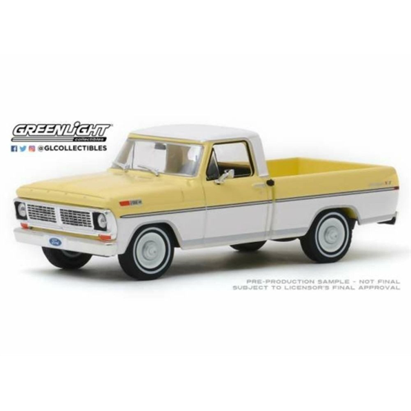 Ford F-100 1970 Pinto Yellow and Pure Whit