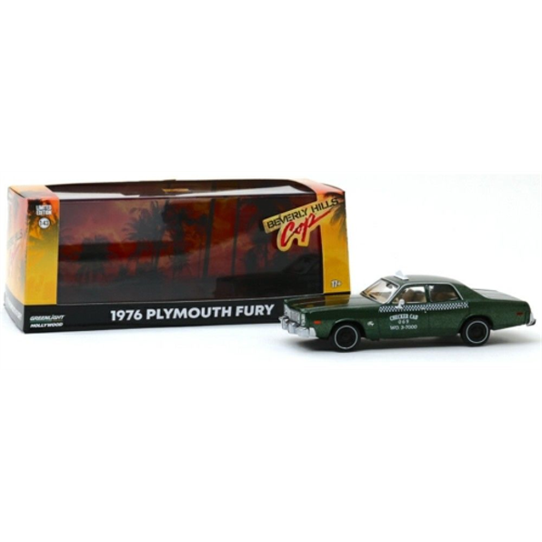 Plymouth Fury Checker Cab 1976 069 WO. 3-7000 'Beverly Hills Cop 1984' Green