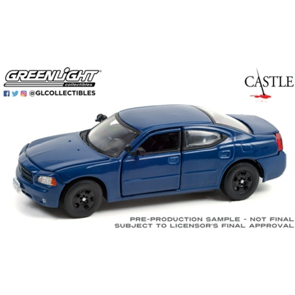 Dodge Charger Blue Pearlcoat 'Castle' Detective Kate Becketts 2006