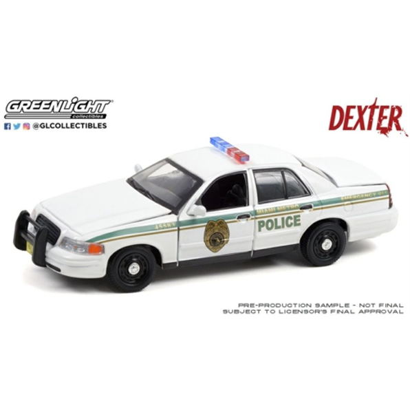 Ford Crown Victoria Police Interceptor Miami Metro Police Dept DEXTER 2001