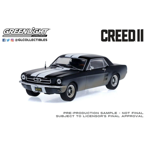 Ford Mustang Coupe Creed II 2018 Adonis Creed 1967 Matte Black/White Weathered