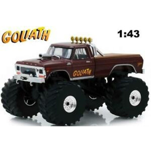Ford F-250 Monster Truck with 66-Inch Tires Goliath 1979 'Kings of Crunch Series