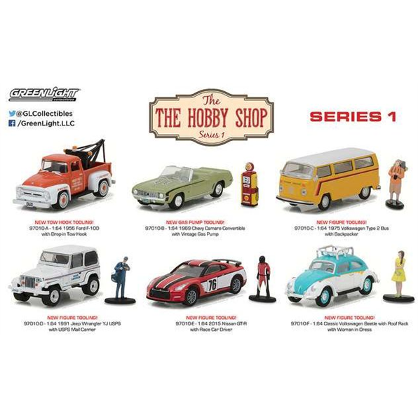 The Hobby Shop Series 1 assortment of 12
