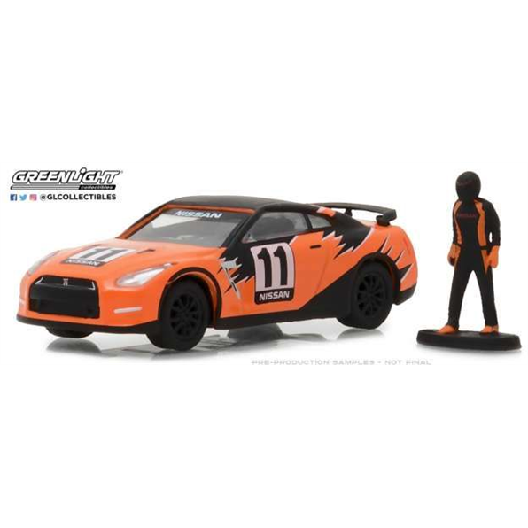 Nissan GT-R (R35) with Race Car Driver fig ure The Hobby Shop Series 3 2012