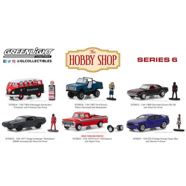 The Hobby Shop Series 6 assortment of 12