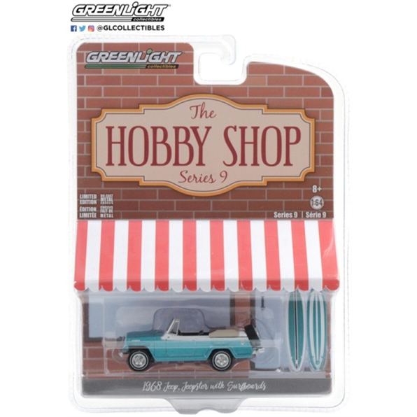 The Hobby Shop Series 9 1968 Kaiser Jeep Jeepster with Surfboards