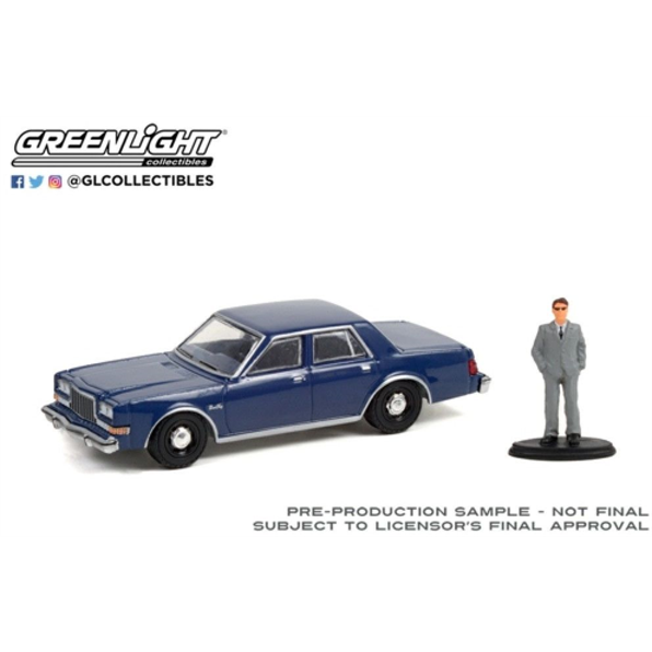 Plymouth Grand Fury 1986 Unmarked Police Car Man in Suit
