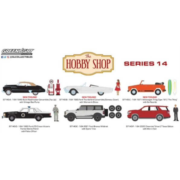 The Hobby Shop Series 14 Asst (6-Car Set) 12pcs Asst
