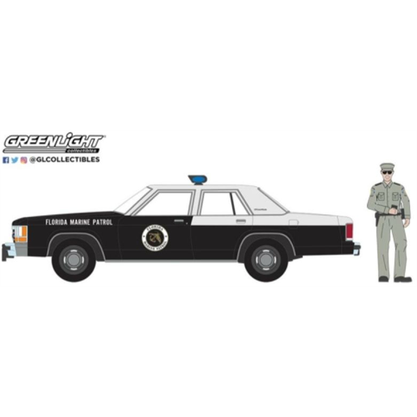 Ford LTD Crown Victoria 1990 Florida Marine Patrol w/Police Officer