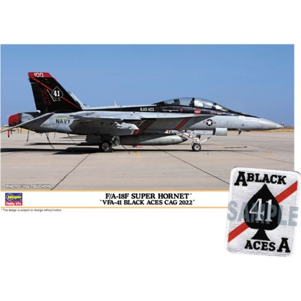 F/A-18F Super Hornet VFA-41 Black Aces Cag 2022 Patch Included
