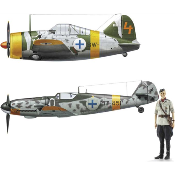 B-239 Buffalo and Messerschmitt Bf109G-6 Juutilainen Figure 2 Kits