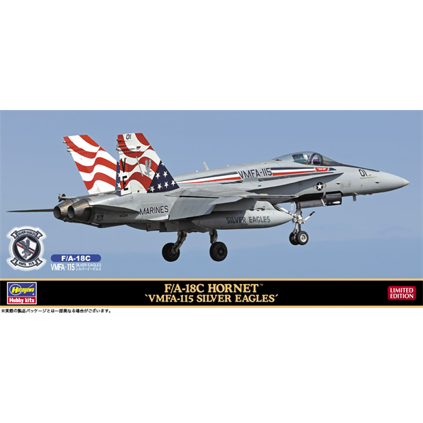 F/A-18C Hornet VMFA-115 Silver Eagles w/Bonus Emblem Patch