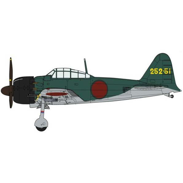 Mitsubishi A6M5C Zero Fighter (Zeke) Type 52 Hei '252nd Flying' w/Air-To-Air Bombs