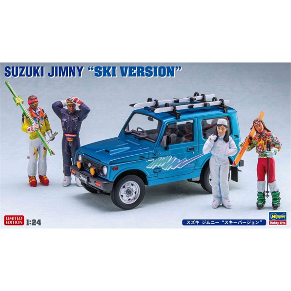 Suzuki Jimny 'Ski Version' Ski Figure (4 Bodies) + Ski Carrier Parts