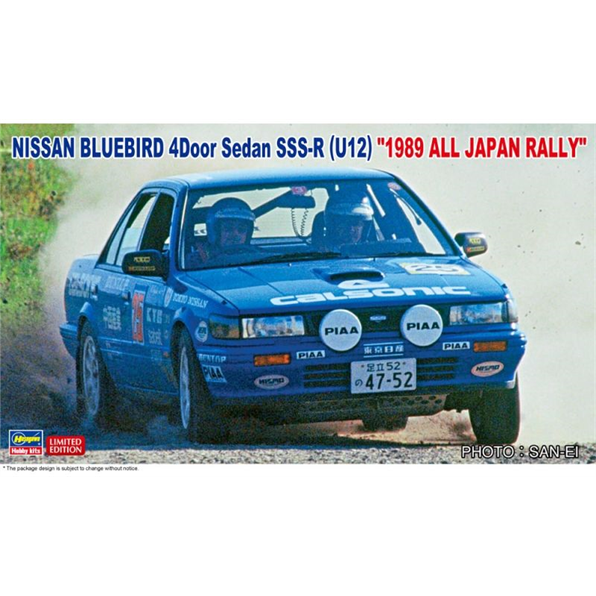 Nissan Bluebird 4Door Sedan SSS-R U12 1989 Japan Rally