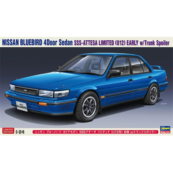 Nissan Bluebird 4Door Sedan SSS-ATTESA Limited (U12) Early w/Trunk Spoiler
