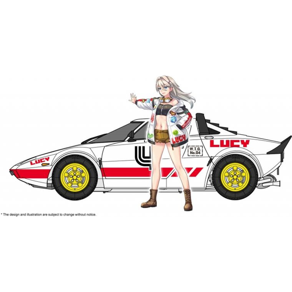 Wild Egg Girls Lancia Stratos 'Lucy McDonnell' with Figure