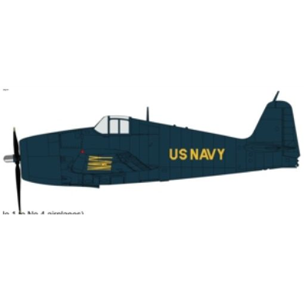 F6F-5 'Blue Angels' US Navy 1946 (w/Decals for #1 to #4 Planes)