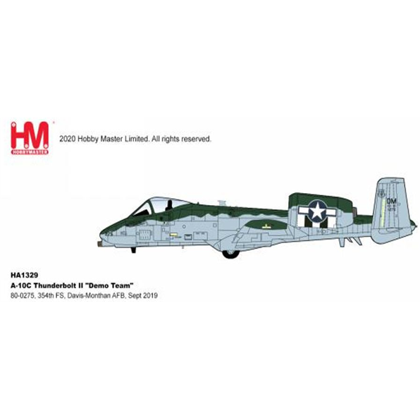 A-10C Thunderbolt II 'Demo Team' 80-0275 354th FS Davis-Monthan AFB Sept 2019