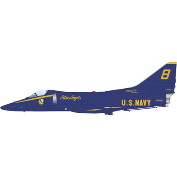 A-4E 'Blue Angels' #8 Airplane US Navy Tokushima Airbase 2008 'Dr Nakanishi'