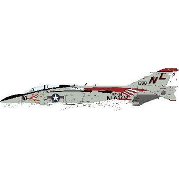 F-4B MiG-17 Killer 151398 VF-51 'Screaming Eagles' USS Coral Sea May 1972
