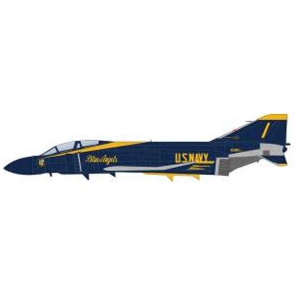 F-4J Blue Angels 'Cdr. Harley Hall' 153812 Cdr H.Hall and AMHI G.Giuffrai US Navy 1970