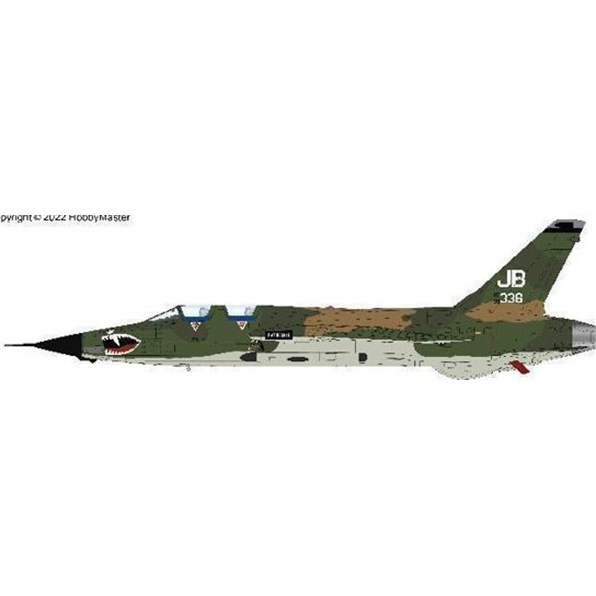 F-105G Thunderchief 63-8336 17th WWS/388 TFW Korat RTAB 1973