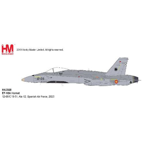 EF-18A Hornet 12-09/C15-51 Ala 12 Spanish Air Force 2020