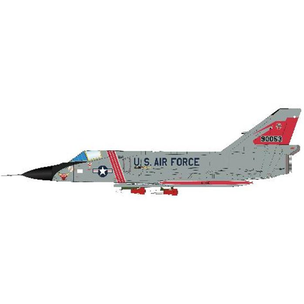 F-106A Delta Dart 90053 87th FIS 'Red Bulls' KI. Sawyer AFB 1970s