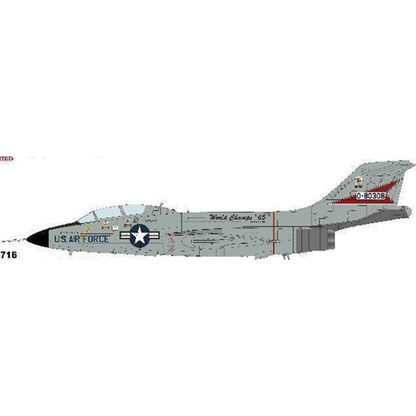 F-101B Vooodoo World Champs 65 50-80308 62nd FIS USAF KI Sawyer AFB 1965