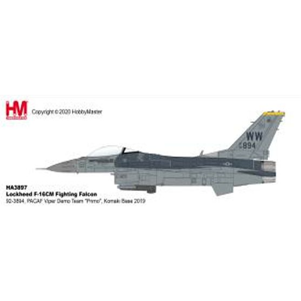 Lockheed F-16CM Fighting Falcon 92-3894 PACAF Viper Team 'Primo' Komaki Base 2019