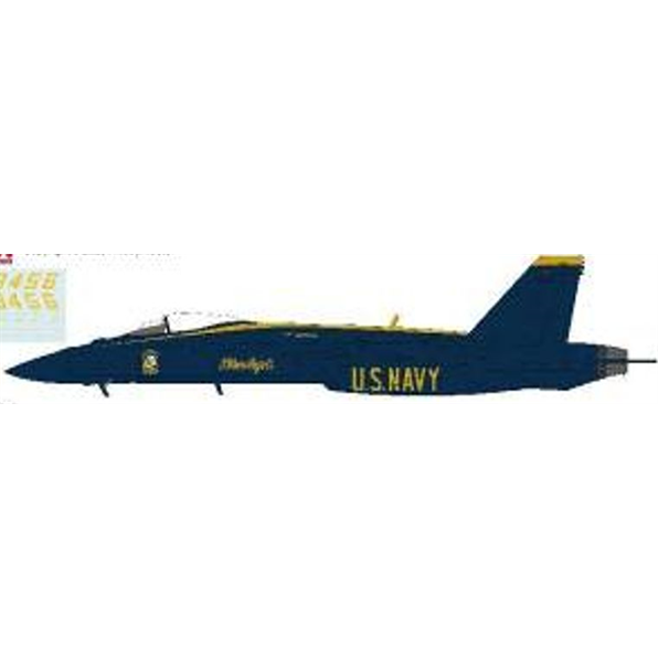 F/A-18E Blue Angels US Navy 2021 (w/Decals for #1 to #6 Planes)