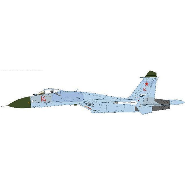 Su-27 Flanker B (Early Type) Red 14 Russian Air Force 1990