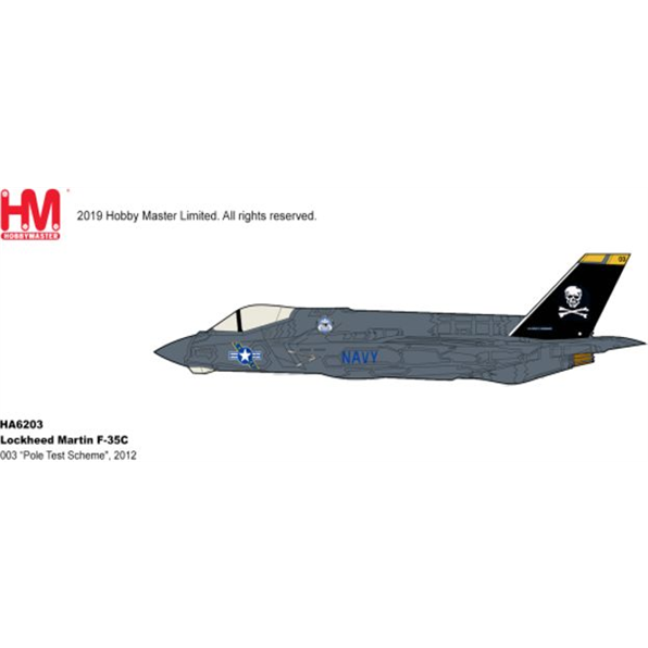 Lockheed Martin F-35C 003 'Pole Test Scheme' 2012
