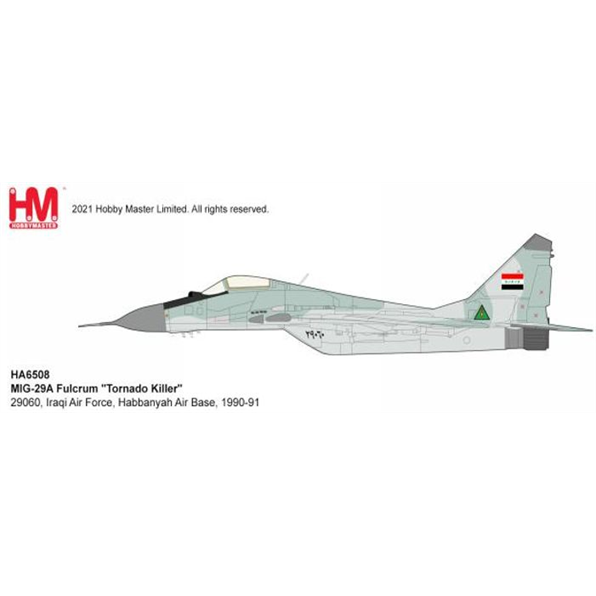 MIG-29A Fulcrum 'Tornado Killer' 29060 Iraqi Air Force Habbanyah Air Base 1990-91