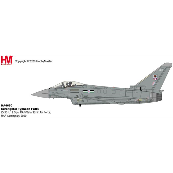 Eurofighter Typhoon FGR4 ZK361 12 Sqn RAF/ Qatar Emiri Air Force RAF Coningsby 2020