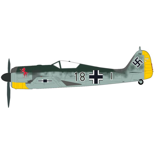 FW 190A-4 Fw. R. Eisele 8./JG 2 Brest Guipavas France Jan 1943