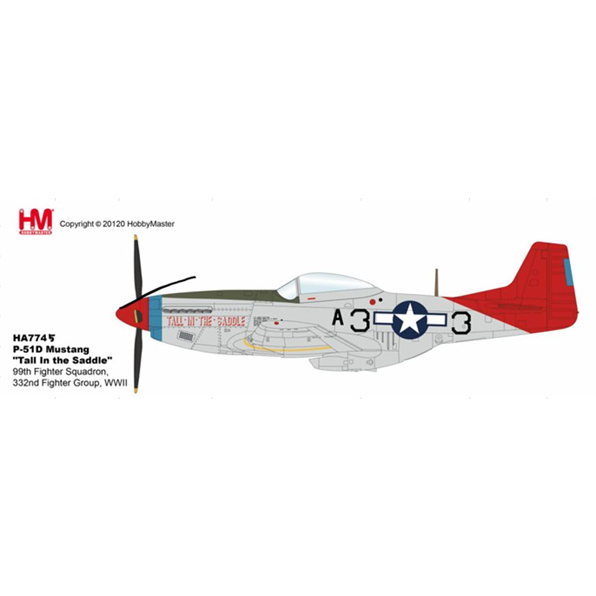 P-51D Mustang 'Tall In the Saddle' 99th Fighter Squadron 332nd Fighter Group WWII