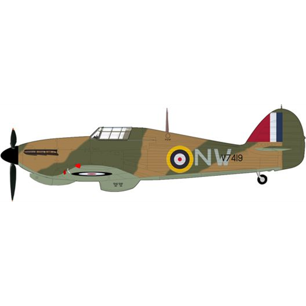 Hawker Hurricane MK. Ia V7419 S/Ldr Marmaduke T. Pattle #33 Sqn. RAF Greece 41