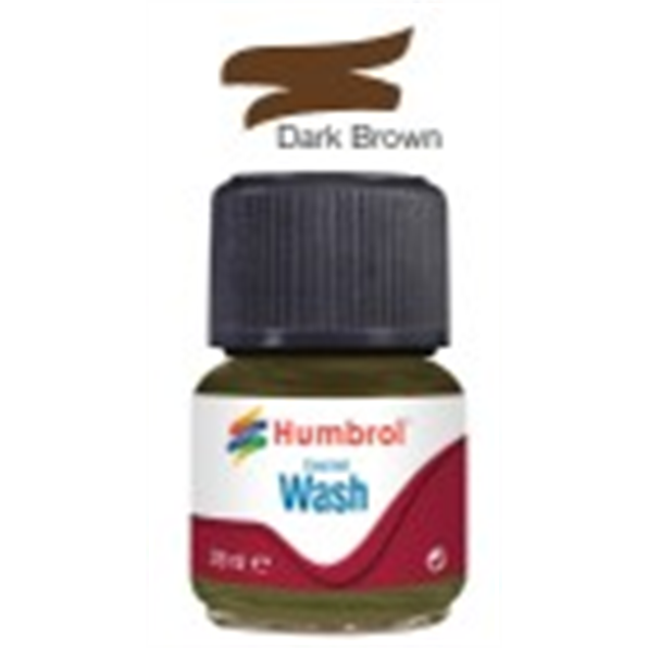 Dark Brown Enamel Wash (28ml)