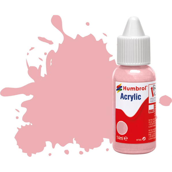 Pink Matt Acrylic Paint Dropper Bottle