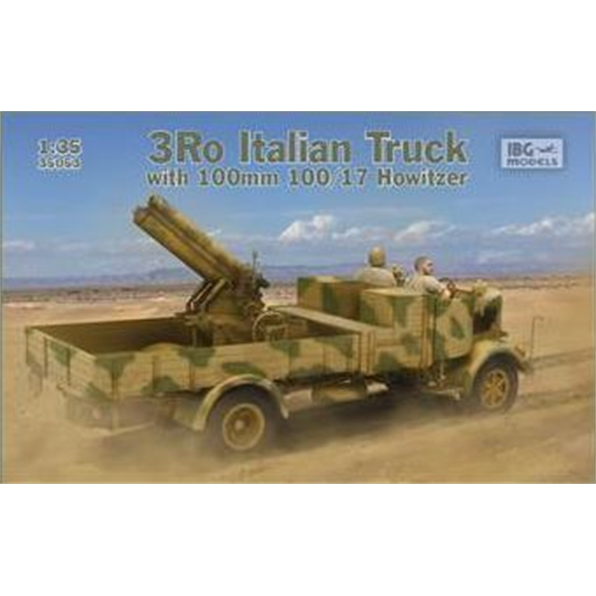 3Ro Italian Truck with 100/17 100mm Howitzer