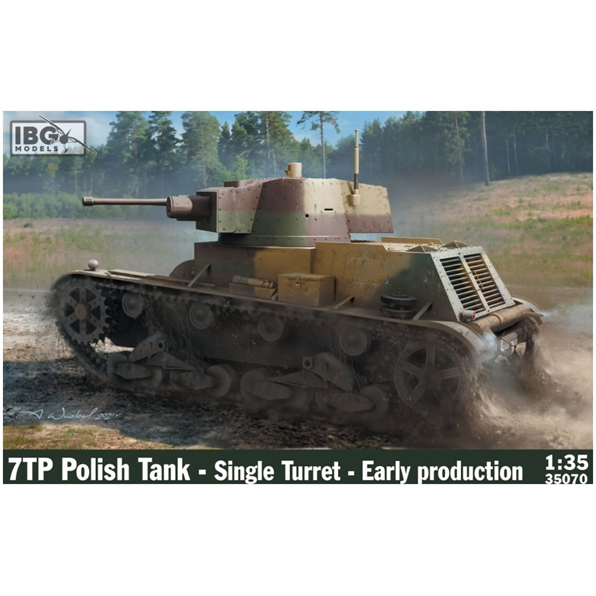 7TP Polish Tank Single Turret Early Production