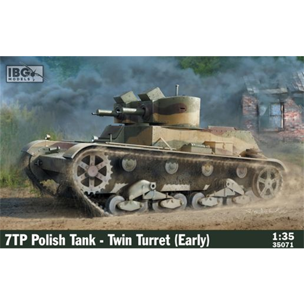 7TP Polish Tank Twin Turret (Early Production)