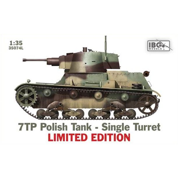 7TP Polish Tank Single Turret Limited Edition (w/Miniart Polish Tank Crew)